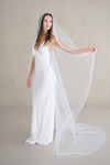 ALINA | One-tier Veil with Beads &amp; Sequins