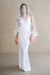 ARIANA II | Drop Veil with Chiffon Flowers