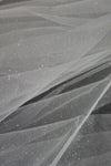 glitter wedding tulle swatch