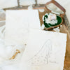 Wedding veil sketch by Madame Tulle bridal, Sydney