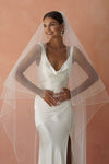 ODELIA II | Two-tier Pearl Edge Veil