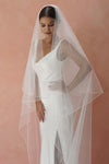 ODELIA II | Two-tier Pearl Edge Veil