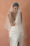 ODELIA II - Two Tier Pearl Edge Veil