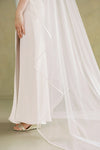 SIENNA I | One-tier Satin Edge Veil
