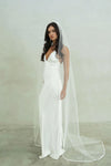 SIERRA I | One Tier Satin Edge Veil