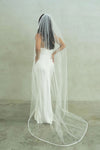 SIERRA I | One Tier Satin Edge Veil