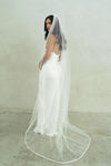 SIERRA I | One Tier Satin Edge Veil