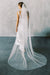 ADELE one tier Madame Tulle wedding veil worn by a model
