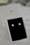 ALLYN | Pearl Earrings - Silver