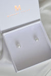 ALLYN | Pearl Earrings - Silver