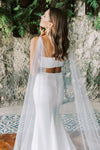 A model wearing the ALYSSA tulle wings