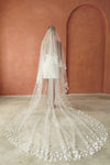 DARCY II | Two Tier Petal Veil