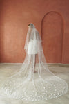 ELISE II | Two Tier Petal Veil