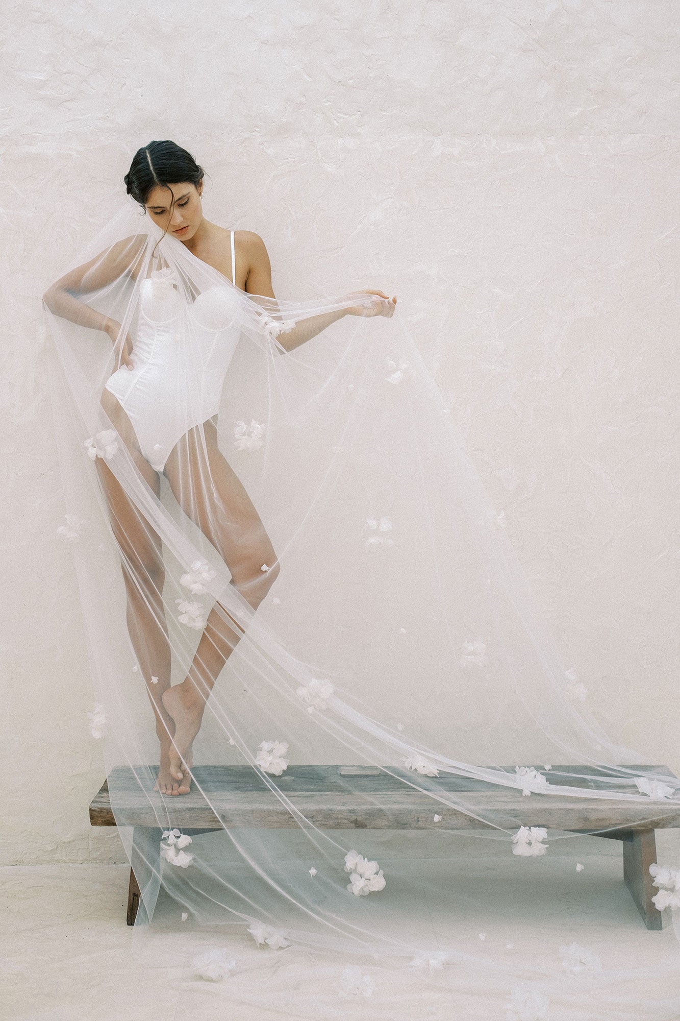 COCO | One-tier Floral Veil