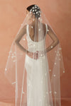 JASMINE I | One-tier Petal Veil