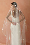 JASMINE I | One Tier Petal Veil