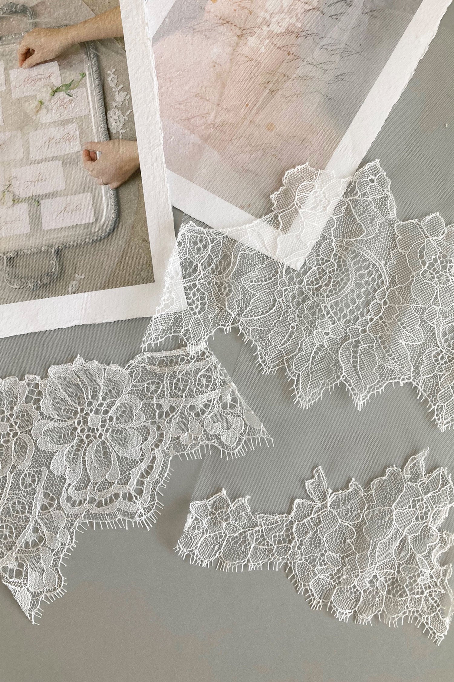 lace trim detail