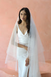 LILLIAN | Lace Wedding Veil with Blusher