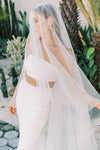 LILLIAN | Lace Wedding Veil with Blusher