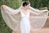 DAISY | One Tier Veil with Flowers