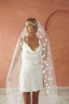 DARCY I | One Tier Petal Veil