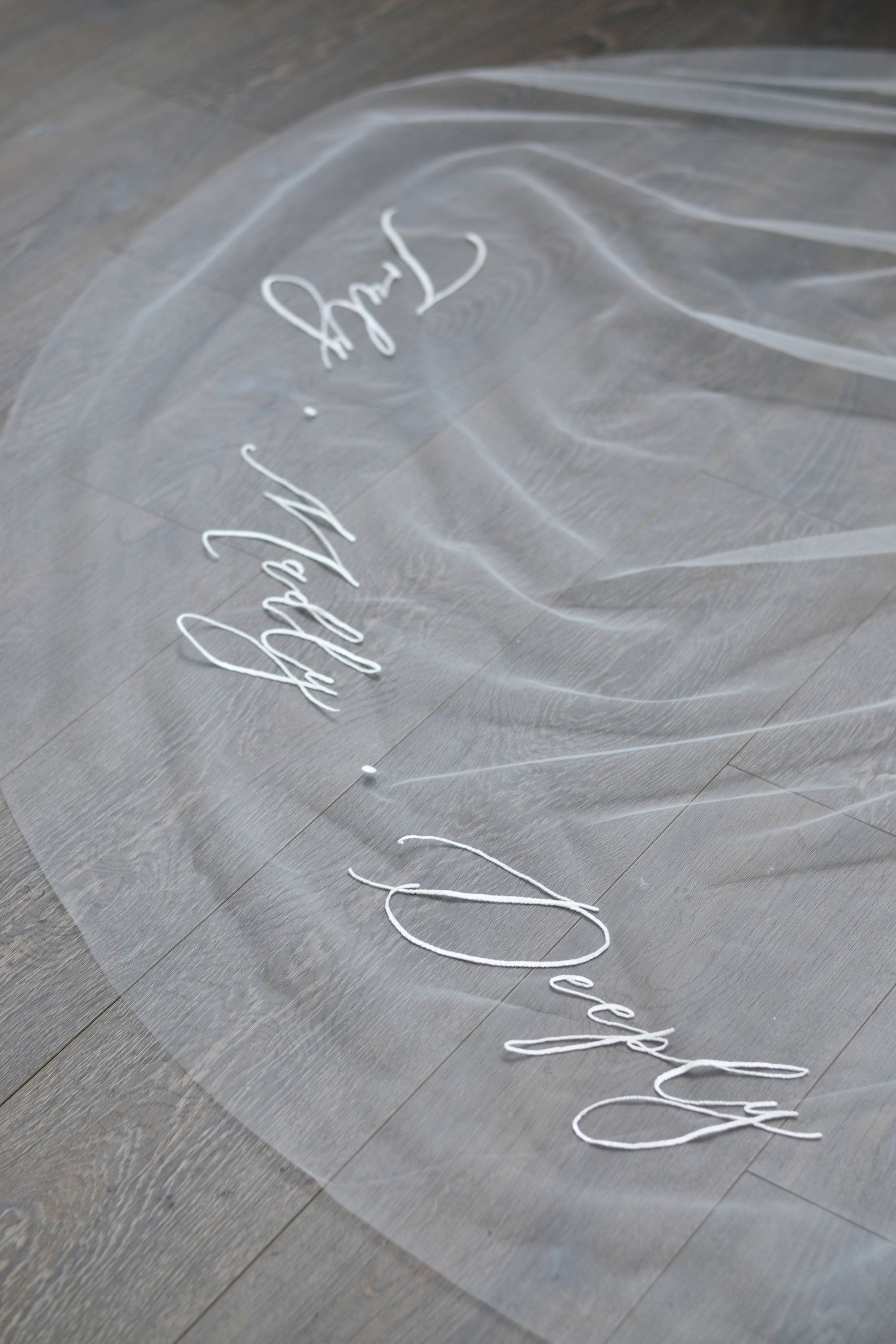 TRULY, MADLY, DEEPLY | Embroidered Veil